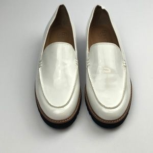 Franco Sarto Cypress Lug Bottom Loafers Size 8 Whi